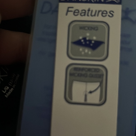 NWT Danskin Navy Blur Tights ! - Picture 8 of 8